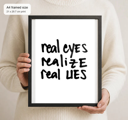 Size reference for A4 · Black Gallery Frame - gallery image 4 of 5