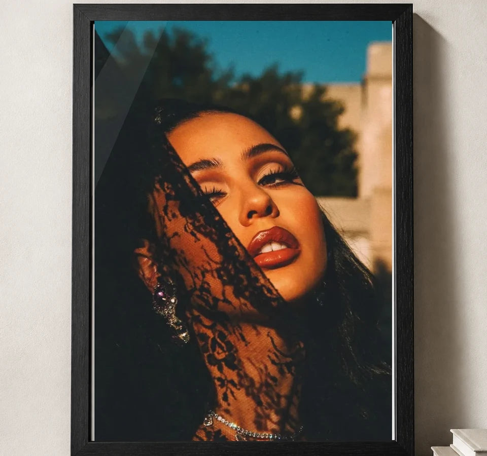 Styled close-up of A4 · Black Gallery Frame - gallery image 3 of 5