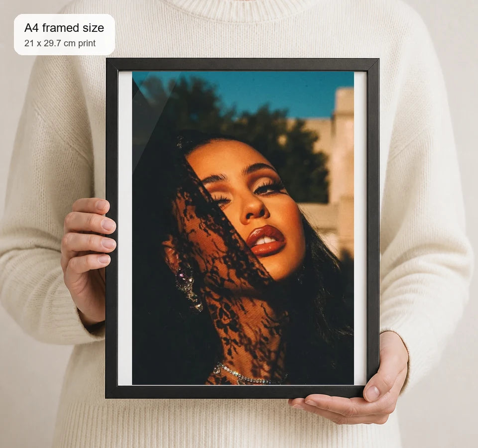 Size reference for A4 · Black Gallery Frame - gallery image 4 of 5