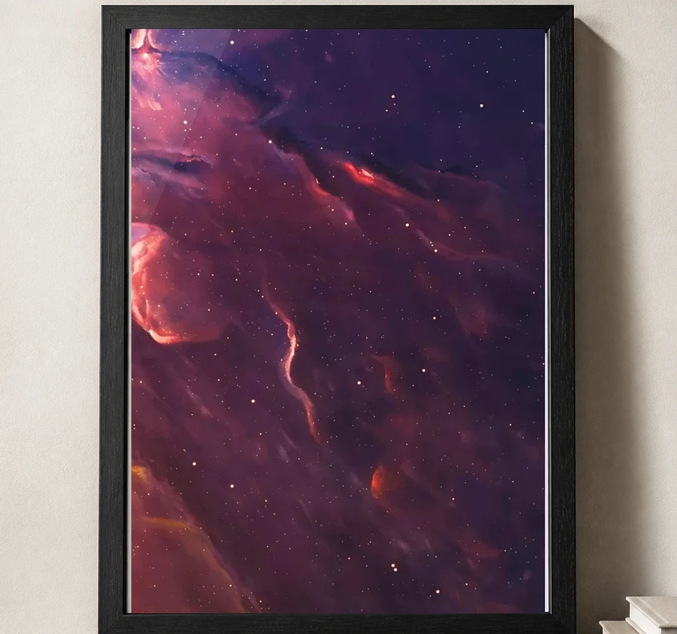 Styled close-up of A4 · Black Gallery Frame - gallery image 3 of 5