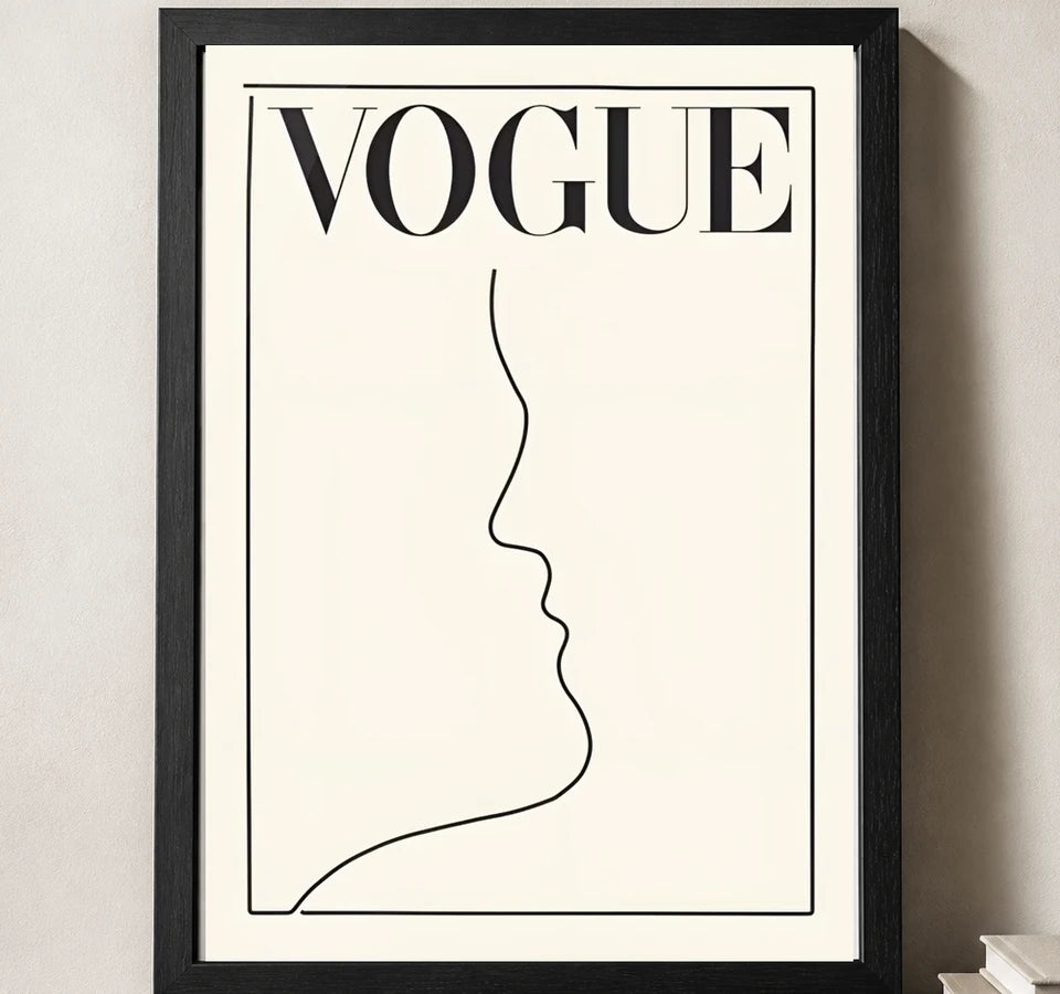 Styled close-up of A4 · Black Gallery Frame - gallery image 3 of 5