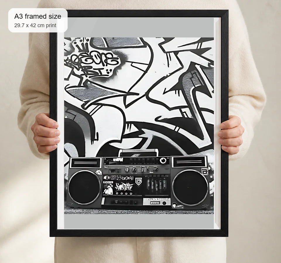 Size reference for A3 · Black Gallery Frame - gallery image 4 of 5