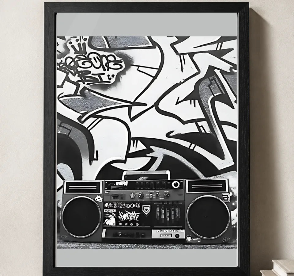 Styled close-up of A4 · Black Gallery Frame - gallery image 3 of 5