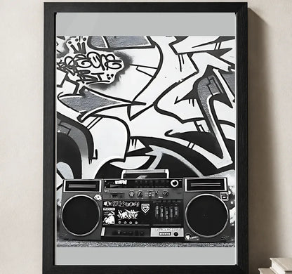 Styled close-up of A4 · Black Gallery Frame - gallery image 3 of 5