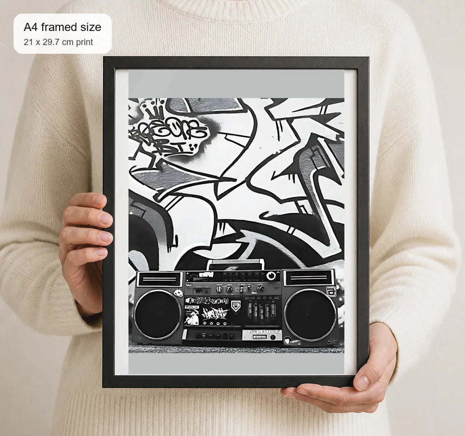 Size reference for A4 · Black Gallery Frame - gallery image 4 of 5