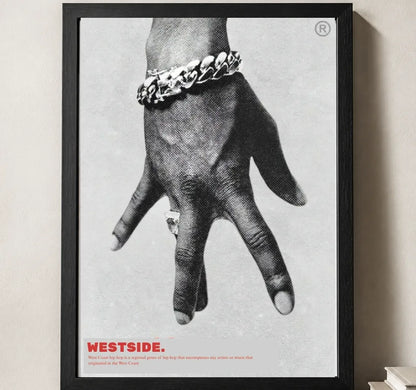 Styled close-up of A4 · Black Gallery Frame - gallery image 3 of 5