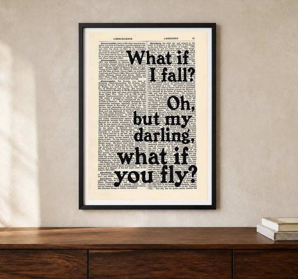 Product-focused lifestyle view of A4 · Black Gallery Frame - gallery image 1 of 5