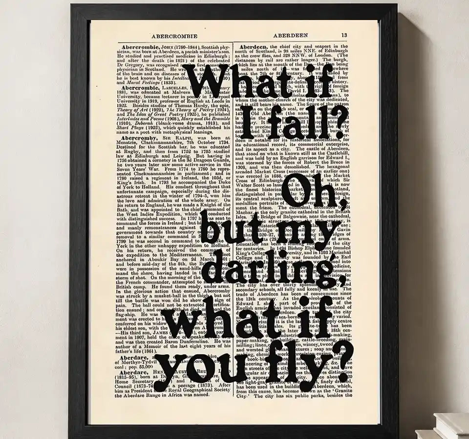 Styled close-up of A4 · Black Gallery Frame - gallery image 3 of 5