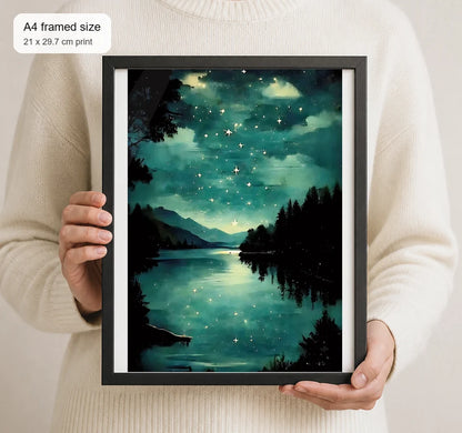 Size reference for A4 · Black Gallery Frame - gallery image 4 of 5