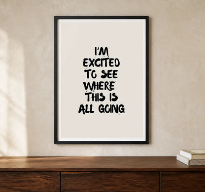 Product-focused lifestyle view of A4 · Black Gallery Frame - gallery image 1 of 5