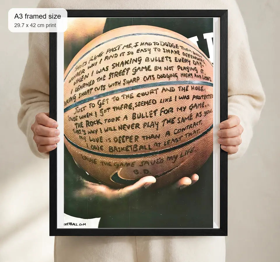 Size reference for A3 · Black Gallery Frame - gallery image 4 of 5