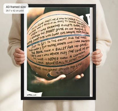 Size reference for A3 · Black Gallery Frame - gallery image 4 of 5