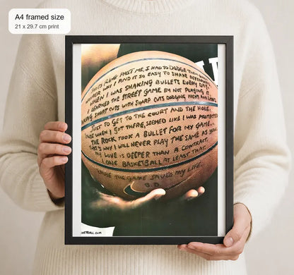 Size reference for A4 · Black Gallery Frame - gallery image 4 of 5